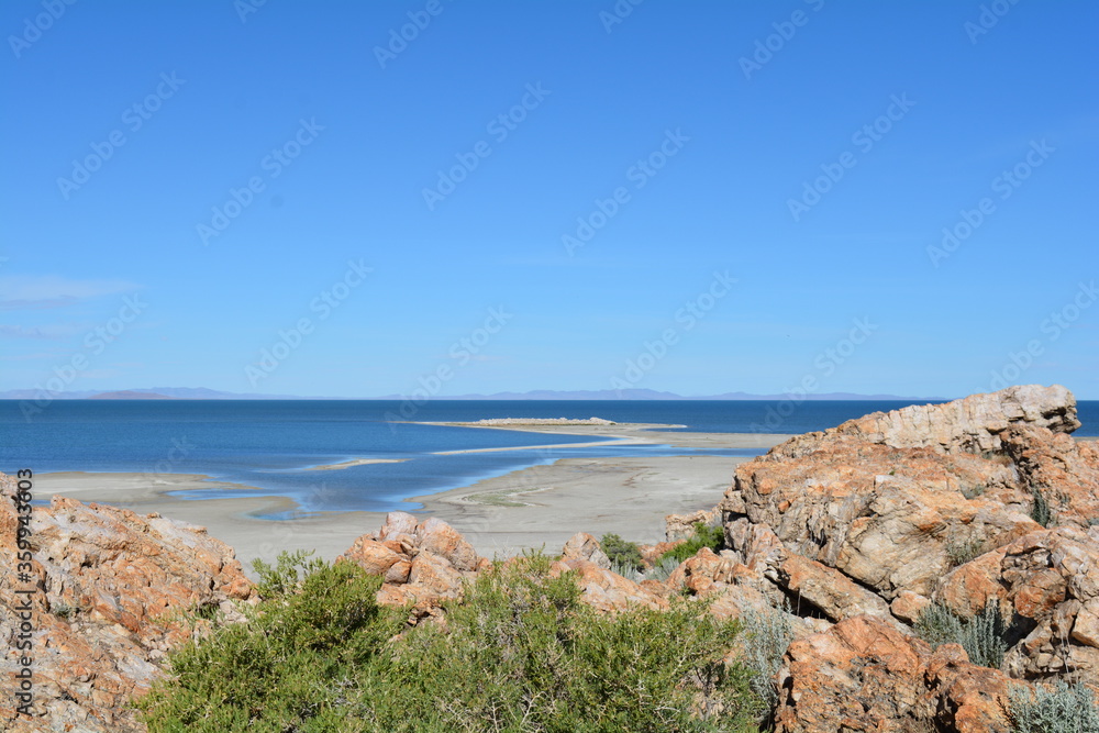 beach and sea