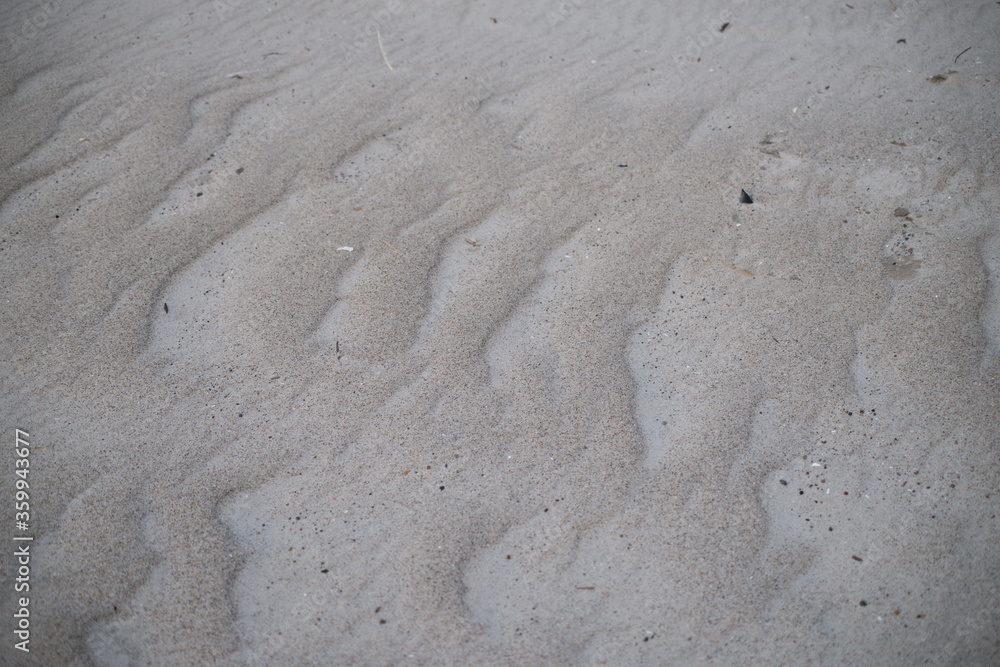 feine Sandfläche, beige, wellig, Hintergrund