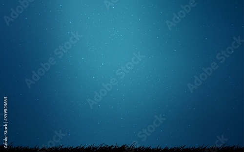 Light BLUE vector layout with cosmic stars. Shining colored illustration with bright astronomical stars. Pattern for astronomy websites.