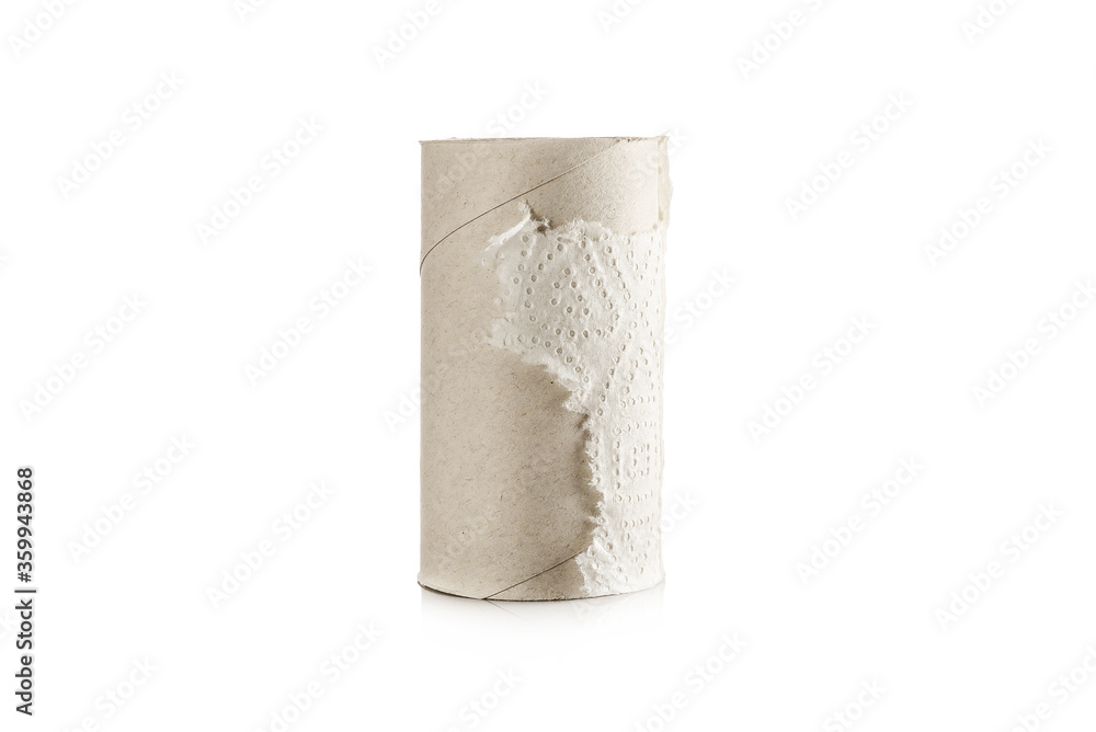 Empty toilet paper roll Empty toilet paper roll