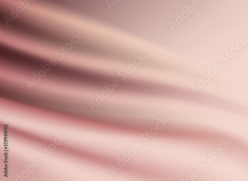 Abstract vector background luxury old rose color of cloth or liquid wave or wavy folds of grunge silk texture satin material, luxurious background or elegant wallpaper