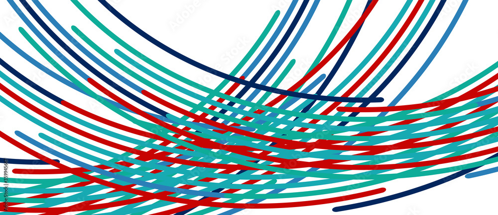 Obraz premium Аbstract moving colorful lines vector backgrounds for cover, placard, poster, banner or flyer