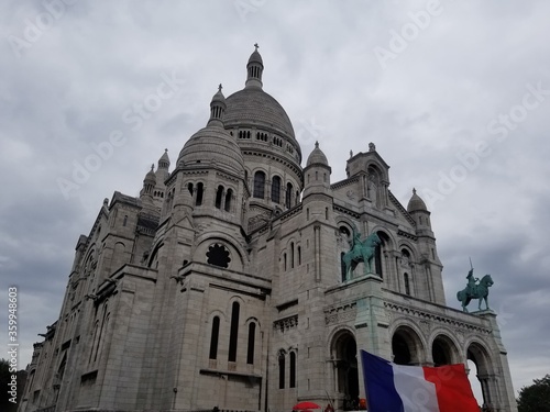 The Basilica of the Sacred Heart of Paris, commonly known as Sacré-Cœur Basilica