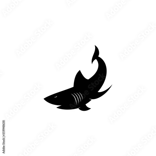 Shark Logo vector Template © amin