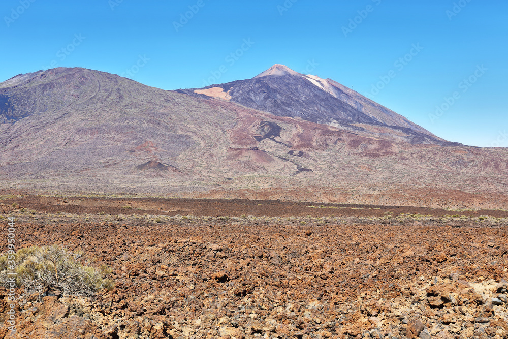 Teide Volcano, the highest peak in Spain, Tenerife island, Spain