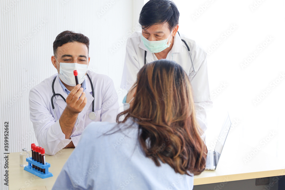 A woman feel well and happy about healthy recover, corona virus covid-19 cure and treatment, smart doctor wear uniform protection A woman feel well and happy about healthy recover, corona virus covid-19 cure and treatment, smart doctor wear uniform protection