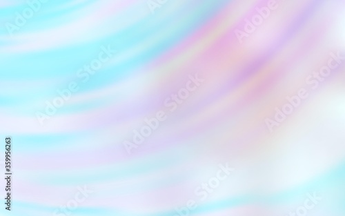 Light BLUE vector background with curved lines. Modern gradient abstract illustration with bandy lines. A new texture for your ad, booklets, leaflets.