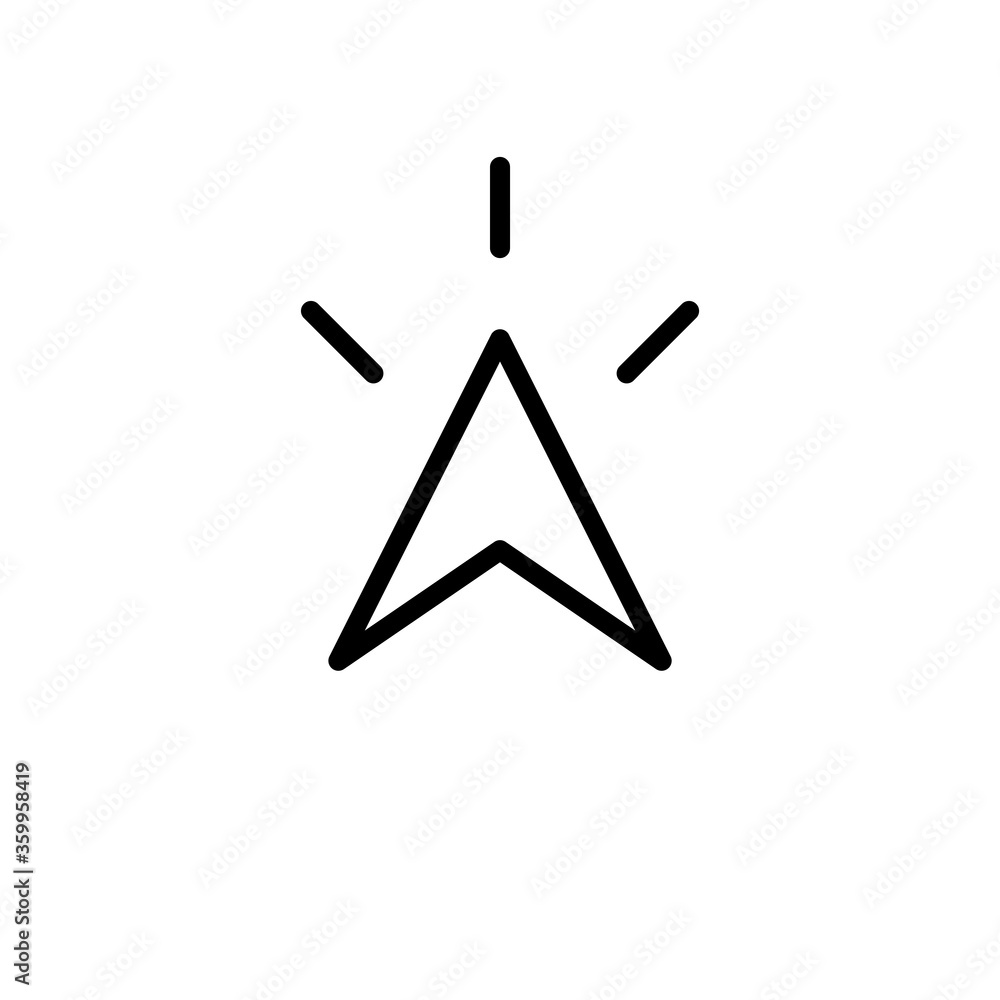 cursor arrow icon, computer mouse cursor arrow vector icon, flat design best vector cursor arrow illustration cursor arrow icon, computer mouse cursor arrow vector icon, flat design best vector cursor arrow illustration