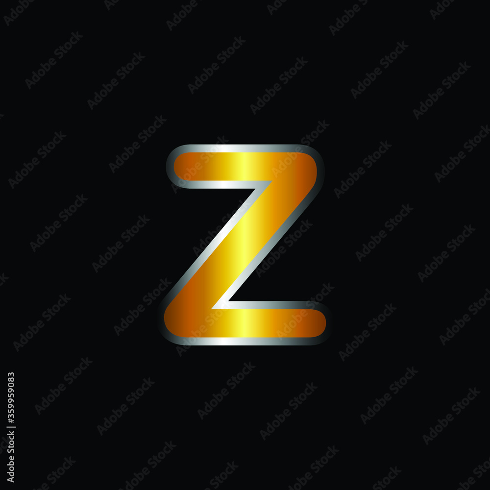 Golden Version of Arial Rounded Alphabet Z With Silver Stroke. Modern And Luxury Golden Design of Z Alphabet With Silver Stroke .Alphabetic Collection of Golden Arial Rounded Alphabet Golden Version of Arial Rounded Alphabet Z With Silver Stroke. Modern And Luxury Golden Design of Z Alphabet With Silver Stroke .Alphabetic Collection of Golden Arial Rounded Alphabet