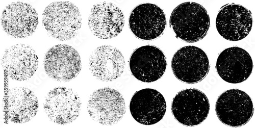 Grunge design textured elements . vector