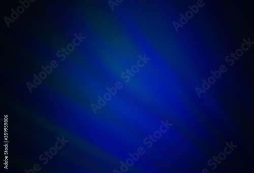 Dark BLUE vector layout with flat lines. Modern geometrical abstract illustration with Lines. Pattern for ads, posters, banners.