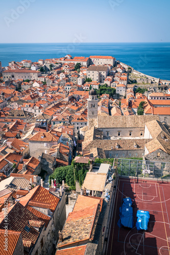 City view of Old Town Dubrovnik, King's Landing, in Croatia