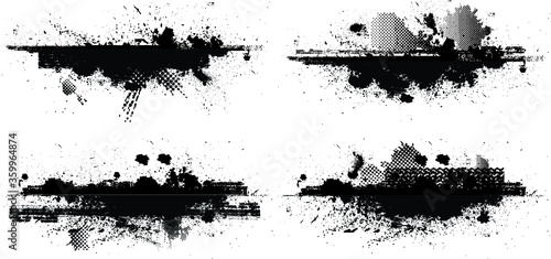 grunge design elements . vector
