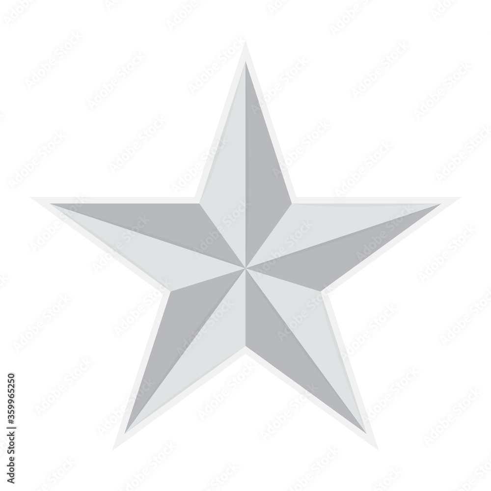 Obraz premium Isolated 3d star