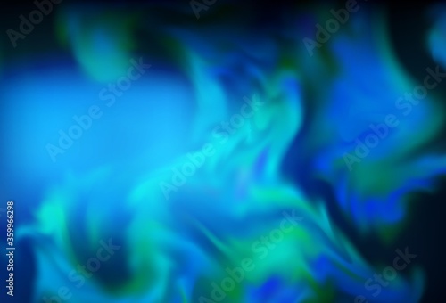 Dark BLUE vector blurred template. Modern abstract illustration with gradient. The best blurred design for your business.