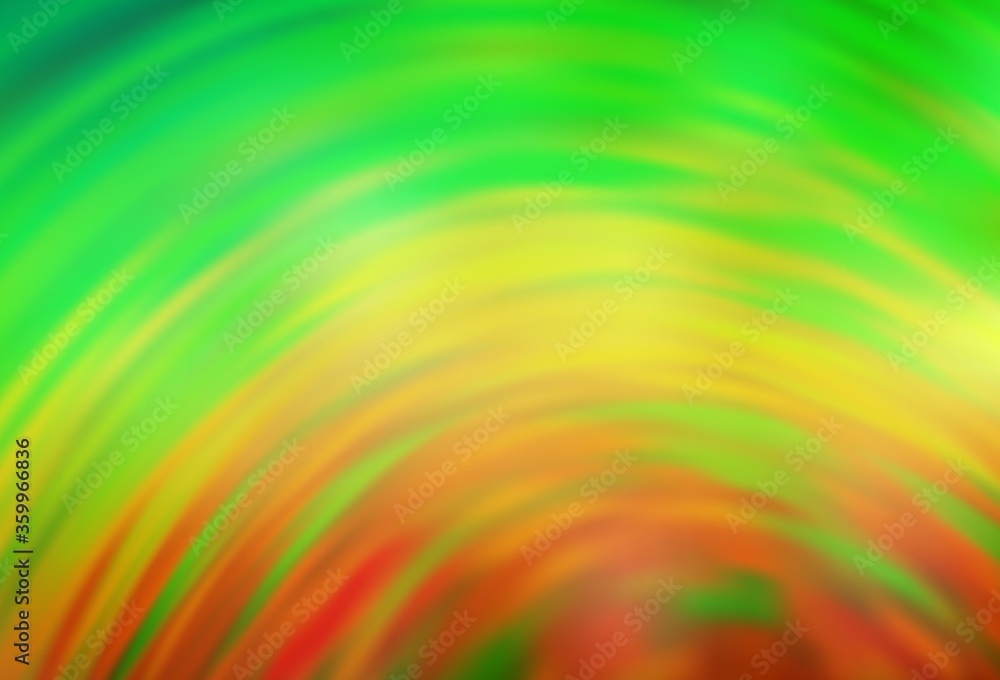 Light Green, Yellow vector texture with curved lines. Glitter abstract illustration with wry lines. New composition for your brand book. Light Green, Yellow vector texture with curved lines. Glitter abstract illustration with wry lines. New composition for your brand book.