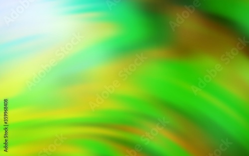 Light Green, Yellow vector abstract bright template. Colorful illustration in abstract style with gradient. Background for designs.