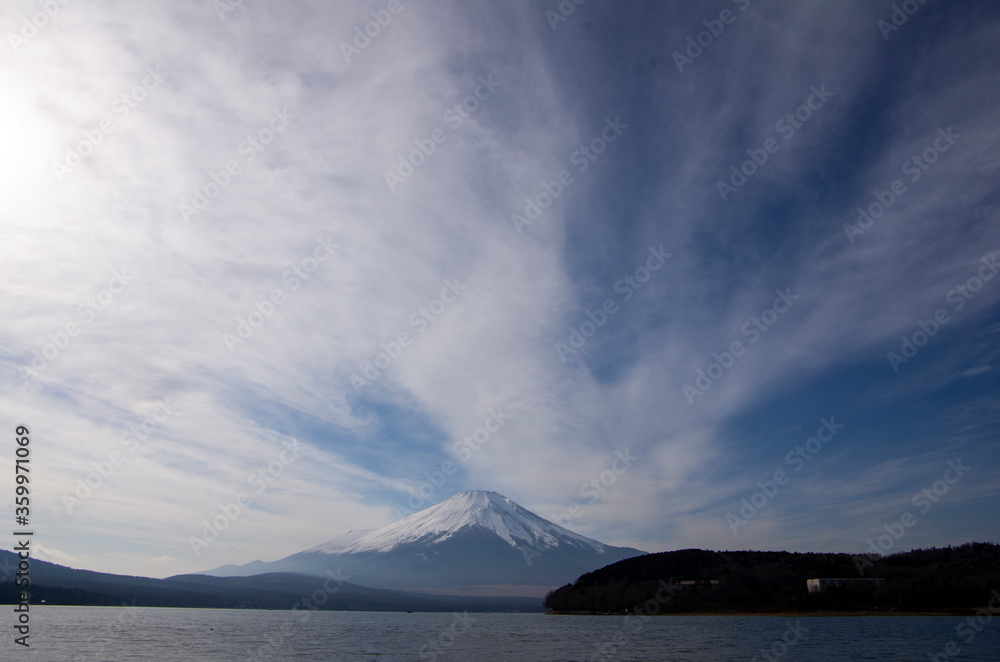 Mount Fuji with snowcap, Japan
