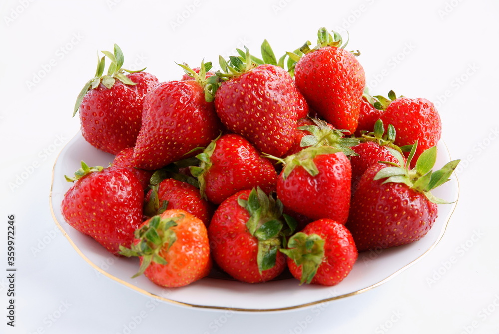 tasty red strawberries from my garden close up tasty red strawberries from my garden close up