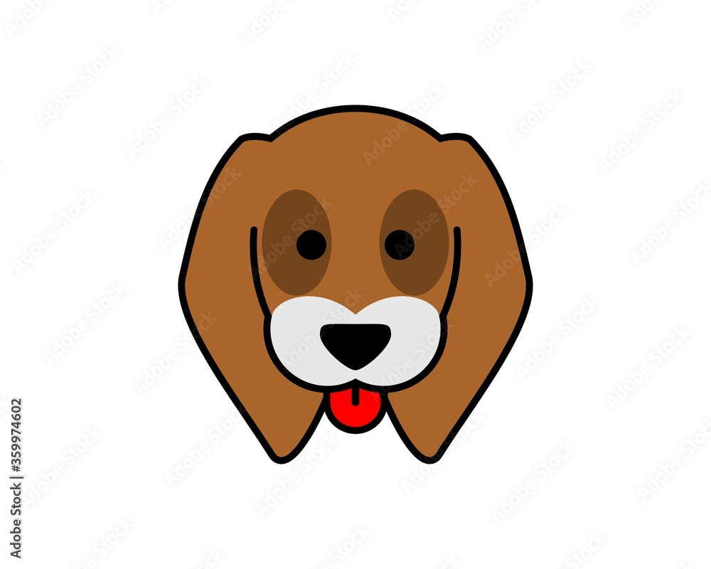 Smart dog with cute face Smart dog with cute face