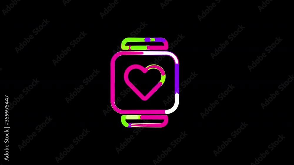 Circles gather in symbol watch fitness. After it crumbles in a line and moves to the camera. Alpha channel black Circles gather in symbol watch fitness. After it crumbles in a line and moves to the camera. Alpha channel black