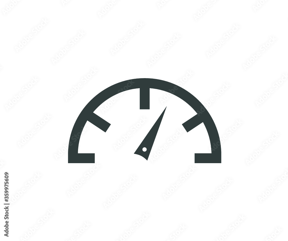 Speedometer icon. Speed increase vector design. Speedometer icon. Speed increase vector design.