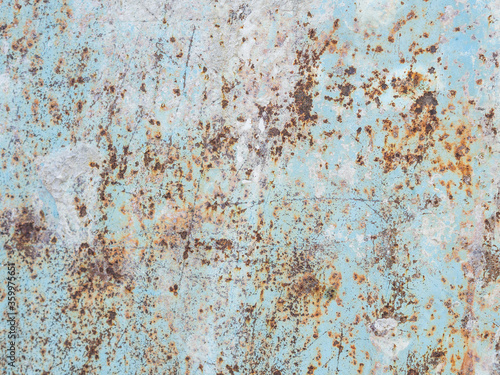 Blue old rusty grungy background