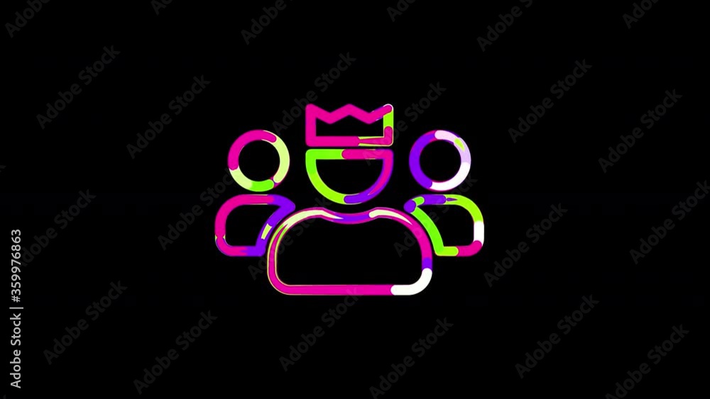 Circles gather in symbol users crown. After it crumbles in a line and moves to the camera. Alpha channel black Circles gather in symbol users crown. After it crumbles in a line and moves to the camera. Alpha channel black