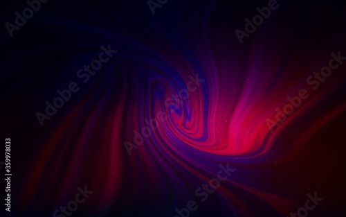 Dark Pink, Red vector background with galaxy stars. Modern abstract illustration with Big Dipper stars. Pattern for futuristic ad, booklets.