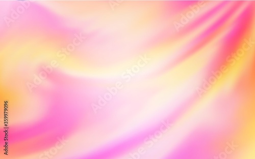 Light Pink  Yellow vector blurred and colored pattern. New colored illustration in blur style with gradient. New way of your design.
