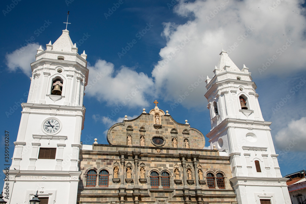 Panama Cathedral, San Felipe Old Quarter, UNESCO World Heritage Site, Panama City