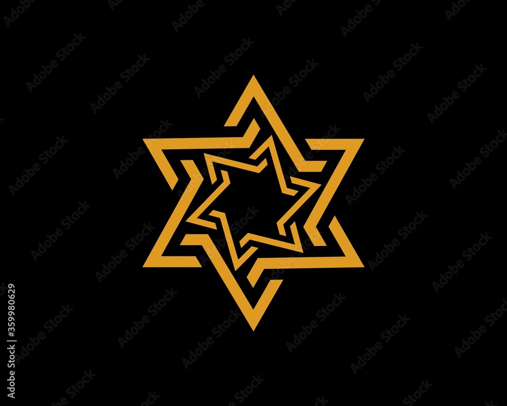 Abstract star shape Abstract star shape