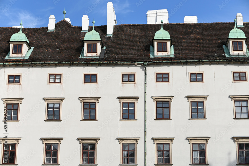 old building exterior in Vienna Austria