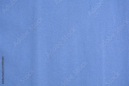 Blue fabric sport clothing football jersey texture background