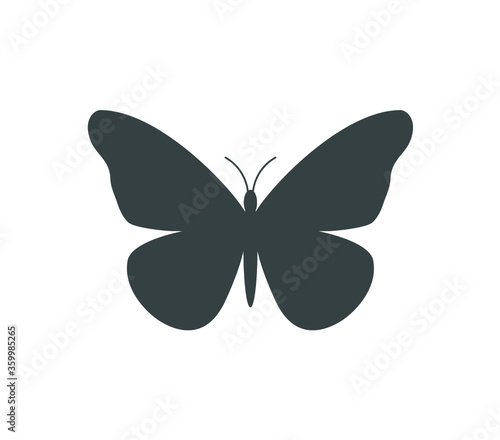 Butterfly icon. Butterfly vector illustration. 