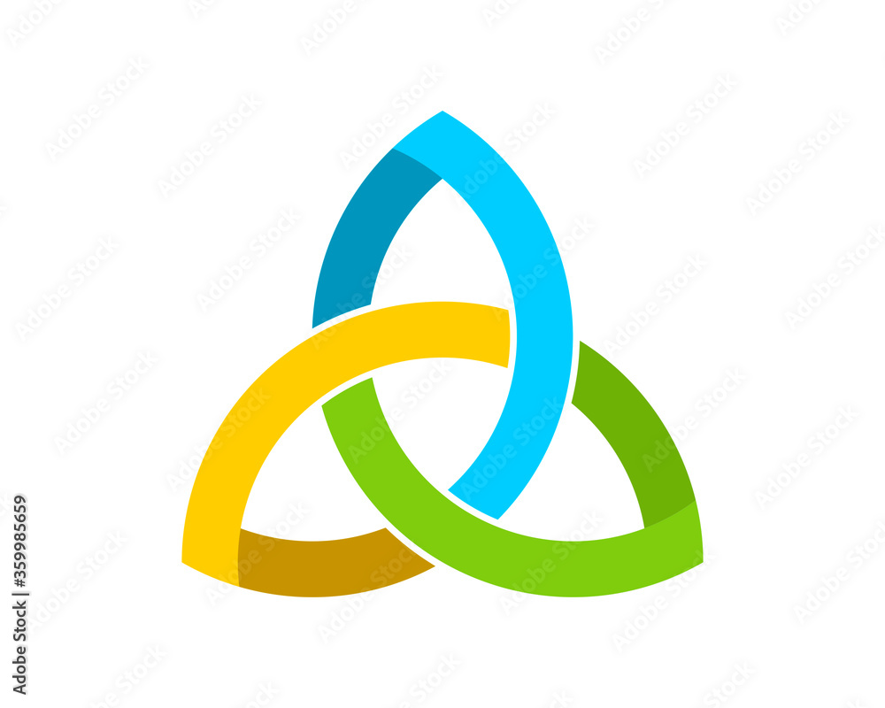 Abstract triangle connection Abstract triangle connection