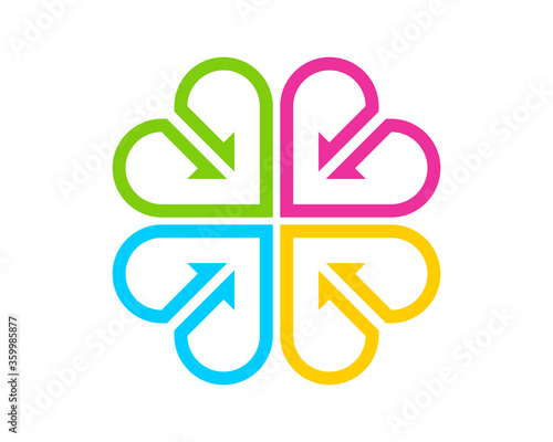 Free Download Circle love arrow - GFXLoad