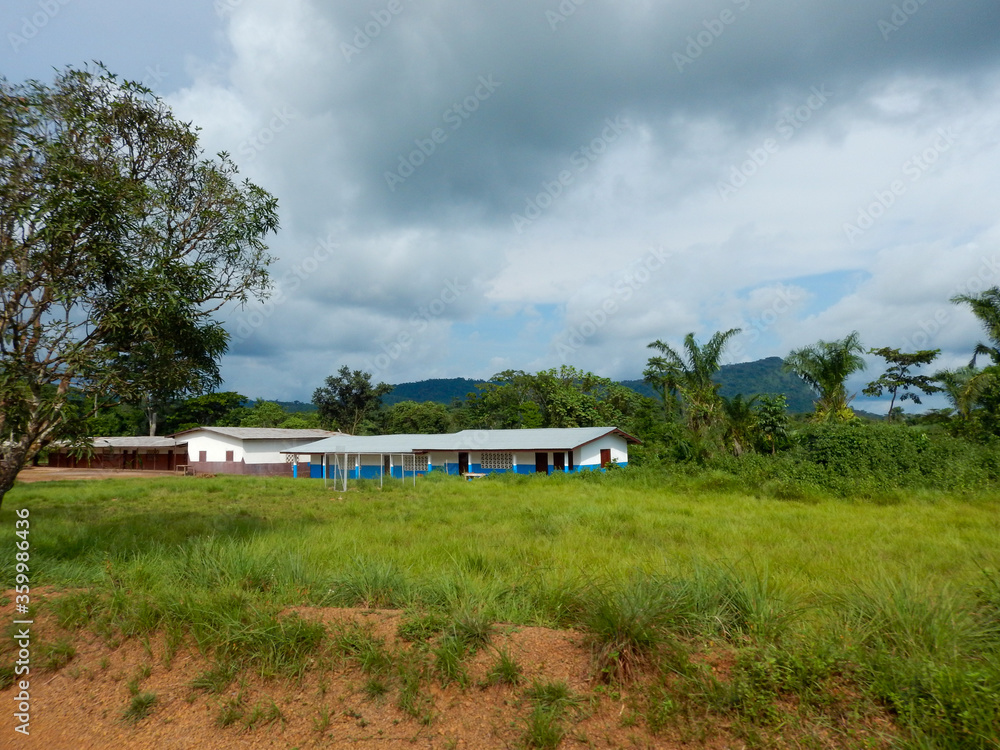 West Africa, Liberia, Yekepa, 6 of July 2015, public school. West Africa, Liberia, Yekepa, 6 of July 2015, public school.