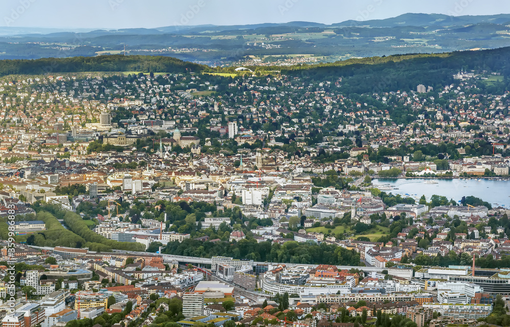 view of Zurich, Switzerland