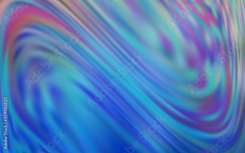 Light BLUE vector glossy abstract layout. New colored illustration in blur style with gradient. Background for designs.
