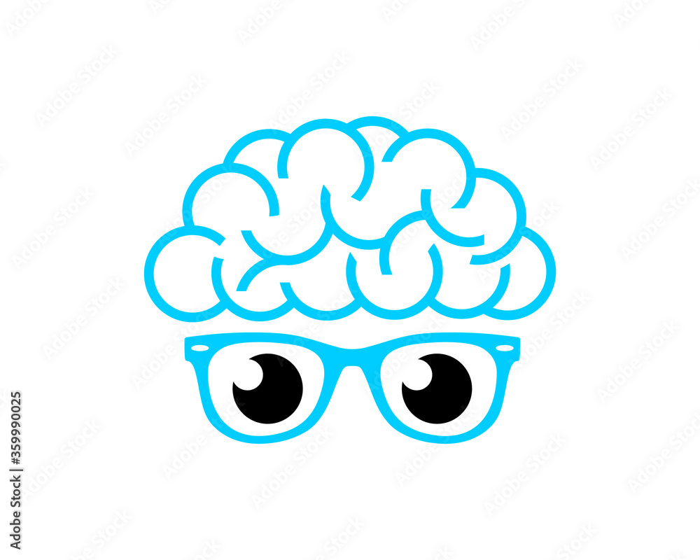 Smart brain and geek Smart brain and geek
