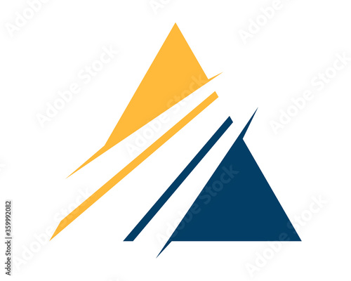 Abstract triangle shape