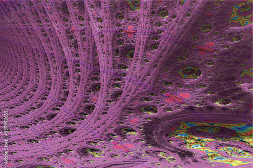 3D render. 3d illustration. Three-dimensional texture. Pattern.