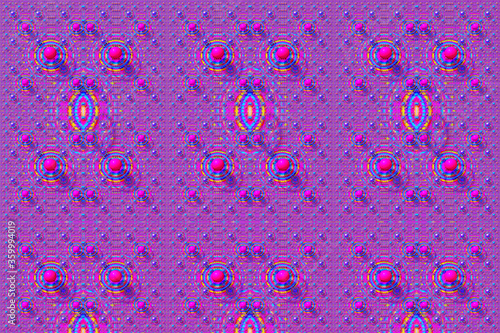 3D render. 3d illustration. Three-dimensional texture. Pattern.