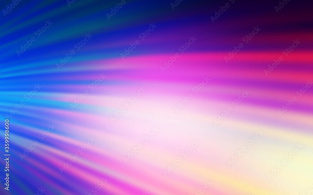 Fototapeta premium Light Pink, Blue vector layout with bent lines. Modern gradient abstract illustration with bandy lines. New composition for your brand book.