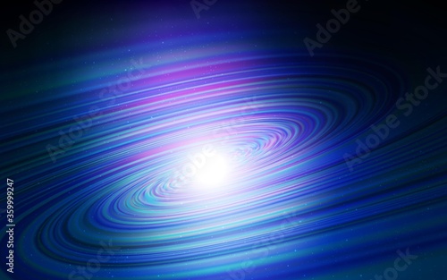 Dark BLUE vector layout with cosmic stars. Modern abstract illustration with Big Dipper stars. Pattern for astrology websites.