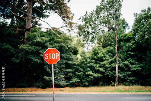 Stop sign photo