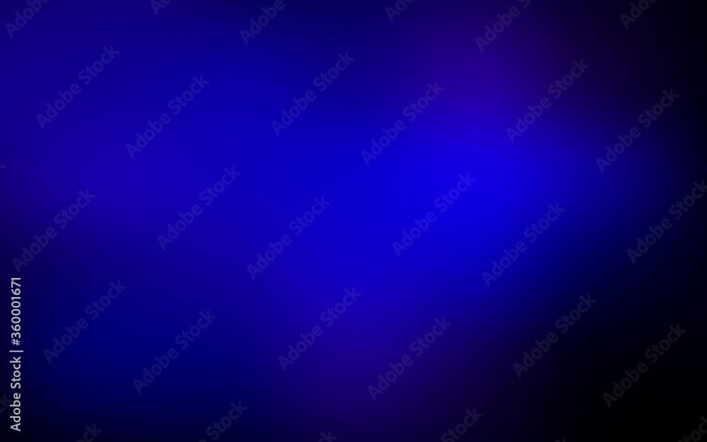 Dark BLUE vector blurred and colored pattern. Modern abstract illustration with gradient. Blurred design for your web site.
