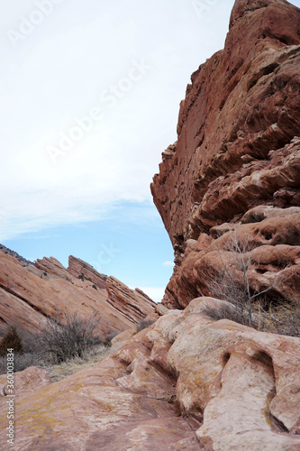 Rock Formation at Red Rocks Park in Denver, Colorado