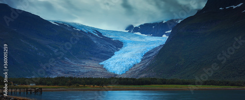 Svartisen Glacier landscape...